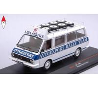 1/43 IXO RAF 2203 MINIBUS TEAM RALLY LADA SERVICE ASSISTANCE AUTOEXPORT 1983