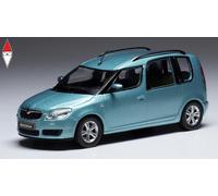 MODELLINO AUTO STATICO DIECAST SKODA ROOMSTER 2007 BLU MODELLISMO SCALA 1/43