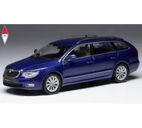 Skoda Superb Ii 3t 2008 Met.blue 1:43 Model IXO MODEL
