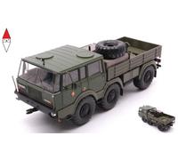 MODELLINO CAMION STATICO DIECAST TATRA 813 NVA 6X6 CASSONATO MILITARE SCALA 1:43