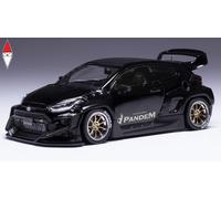 MODELLINO AUTO STATICO IXO TOYOTA PANDEM GR YARIS NERO MODELLISMO SCALA 1:43