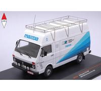 1/43 IXO VOLKSWAGEN LT35 LWB VAN TEAM RALLY MAZDA ASSISTANCE 1989 WHITE BLUE