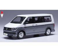 Volkswagen VW T6 Multivan Bianco Grigio 2017 Scala 1:43 IXO Models CLC595