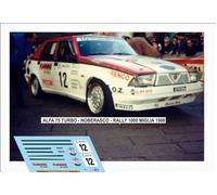 1/43 Kit Alfa Romeo 75 Turbo Noberasco RALLY 1000 MIGLIA 1988