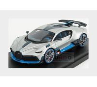 1:43 Looksmart Bugatti Divo 2018 Argent Glossy Silver Carbon LS497F Modellino