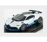 1:43 Looksmart Bugatti Divo 2018 Quartz White Glossy LS497B Modellino