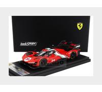 1:43 LOOKSMART Ferrari 499P #24 Launch Version 2024 Red Yellow Black LSRC182