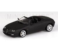 1:43 Minichamps Alfa Romeo Spider Matt Black 400120333 Diecast Modellino