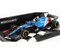 MODELLINO AUTO DIE CAST 1:43 MINICHAMPS F1 ALPINE A521 F. ALONSO 2021 MODELLISMO