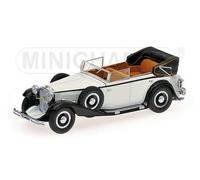 1:43 Minichamps Maybach Zeppelin 1932 White & Black 436039407 Modellino