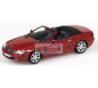 1:43 Minichamps Mercedes Benz Sl-Class 2001 Red Metallic 400031032 Diecast Model