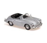1:43 MINICHAMPS Porsche 356 C Cabriolet Silver 1965 940062330