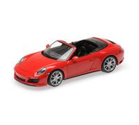 1:43 Minichamps Porsche 911 (991.2) Carrera 4S Cabriolet Red 2017 410067230 Mode
