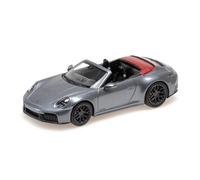Minichamps 410064132 - Porsch. 911 (992.2) Carrer. GTS Cabriolet Grey Metallic 2024 - scala 1/43 - modellino auto