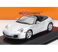 Porsche 911 (996) 4S Cabrio 2003 Argento Modellino 1:43 Maxichamps