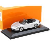 1:43 Minichamps Porsche 911 996 Carrera 4S Cabriolet 2003 Argento Meta
