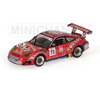 1:43 Minichamps Porsche 911 Gt 3 #73 Spa 2005 400056473 Diecast Modellino
