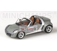 1:43 Minichamps Smart Roadster 2003 Grey 400032131 Diecast Modellino