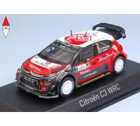 Citroen C3 Wrc #7 9th Poland Rally 2017 A. Mikkelsen / A. Jaeger 1:43 Model