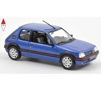 MODELLINO AUTO STATICO NOREV PEUGEOT 205 GTI 1.9 1992 BLU MODELLISMO SCALA 1:43