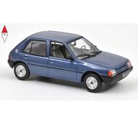 Norev Modellino auto statico Peugeot 205 GL 1988 Scala 1:43 Blu