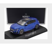 MODELLINO AUTO STATICO NOREV PEUGEOT 308 GT 2021 BLU MODELLISMO SCALA 1:43