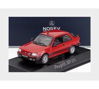 Peugeot 309 GTI 1987 Rosso Vallelunga con Deco PTS 1:43