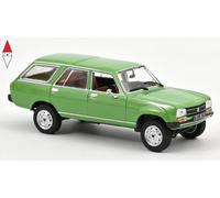Peugeot 504 Break Dangel Kombi 1980 Verde Metallico Modellino 1:43 Norev