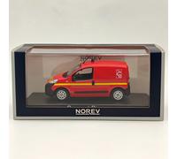 1/43 Norev Peugeot Bipper Van Fire Vehicle Red Diecast Models Car Collection