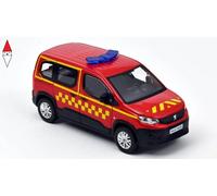 1:43 NOREV Peugeot Riftersapeurs Pompiers 2019 Red Yellow NV479071
