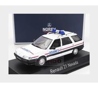 Norev Modellino auto statico Renault 21 Nevada 1993 Douanes Station Wagon Scala 1/43
