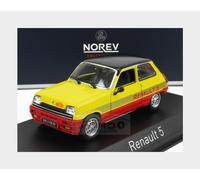1:43 NOREV Renault R5 Ts Montecarlo 1978 Yellow Red NV510536