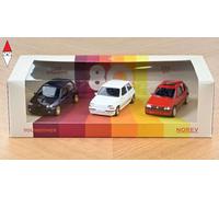 1/43 NOREV RENAULT SET 3X JET-CAR CLIO WILLIAMS 1993 - R5 SUPERCINQUE GT 1984