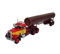 1:43 Per 281 Modello Camion Trasporto In Legno Modello Di Auto In Lega Marrone Modello Di Auto Da Collezione Statica