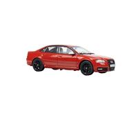 1:43 Per Audi S8 D3 2010 Simulazione Modello Di Auto In Lega Collezione Statica Decorazione Macchinine Mini Auto(Red)