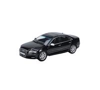 1:43 Per Audi S8 D3 2010 Simulazione Modello Di Auto In Lega Collezione Statica Decorazione Macchinine Mini Auto(Black)