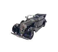 1 43 Per Benz Convertible 770 Classic Car Model Simulation Souvenir Boy Hobby Collection(Nero)