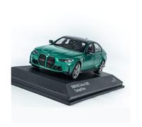1:43 Per BMW G80 M3 M ISOLA DI MAN Modello Di Auto In Lega Fusione Di Metallo Souvenir Display Hobby Blu Veicolo Da Collezione(Green)