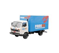 1:43 Per Camion Della Catena Del Freddo In Lega Modello Di Auto Veicolo Di Trasporto Multicolore Esposizione Interna(Blue)