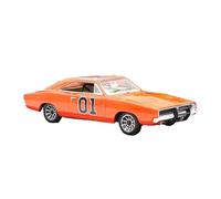1:43 Per Dodge Charger 1969 General Lee Red Resin Models Car Collection Souvenir Decoration Macchinine Mini Auto