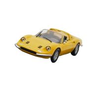 1 43 Per Ferrari Dino 246 1972 Kit Modello In Lega Auto Sportiva Gialla In Metallo Giocattolo In Scala Giocattoli Metal Vehicles non RC