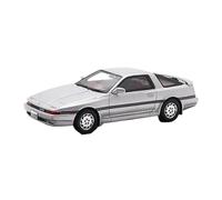 1:43 Per La Collezione Di Modelli Di Auto In Lega TOYOTA SUPRA 3.0GT TURBO LIMITED Decorazione Macchinine Mini Auto(Silver)