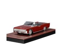 1:43 Per La Replica Statica Dell'auto D'epoca Lincoln Continental Convertible Del 1964(Red)