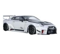 1:43 Per LB-Silhouette WORKS-35GT-R- Modello Di Auto In Resina Argentata Giocattolo Decorazione Per Auto Regalo Hobby Giocattoli Metal Vehicles non RC