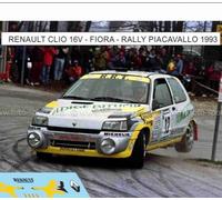 1/43 Renault Clio 16v Rally Piancavallo 1993 Fiora