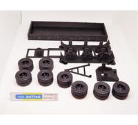 # 1/43 RIMORCHIO a 4 ASSI PESANTE IN KIT (tipo 7m) by BATTAX x IXO/deagostini #