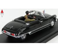 1/43 RIO CITROEN DS CABRIOLET WITH FIGURE GENERAL DE GAULLE 1959 BLACK