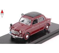 MODELLINO AUTO STATICO DIECAST FIAT 1100 POLIZIA POLICE 1957 BORDEAUX SCALA 1/43