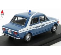 MODELLINO AUTO STATICO DIECAST FIAT 128 4 PORTE POLIZIA STRADALE 1970 SCALA 1/43