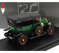 MODELLINO AUTO STATICO DIECAST FIAT TIPO 0 FARINA 1914 VERDE NERO SCALA 1/43